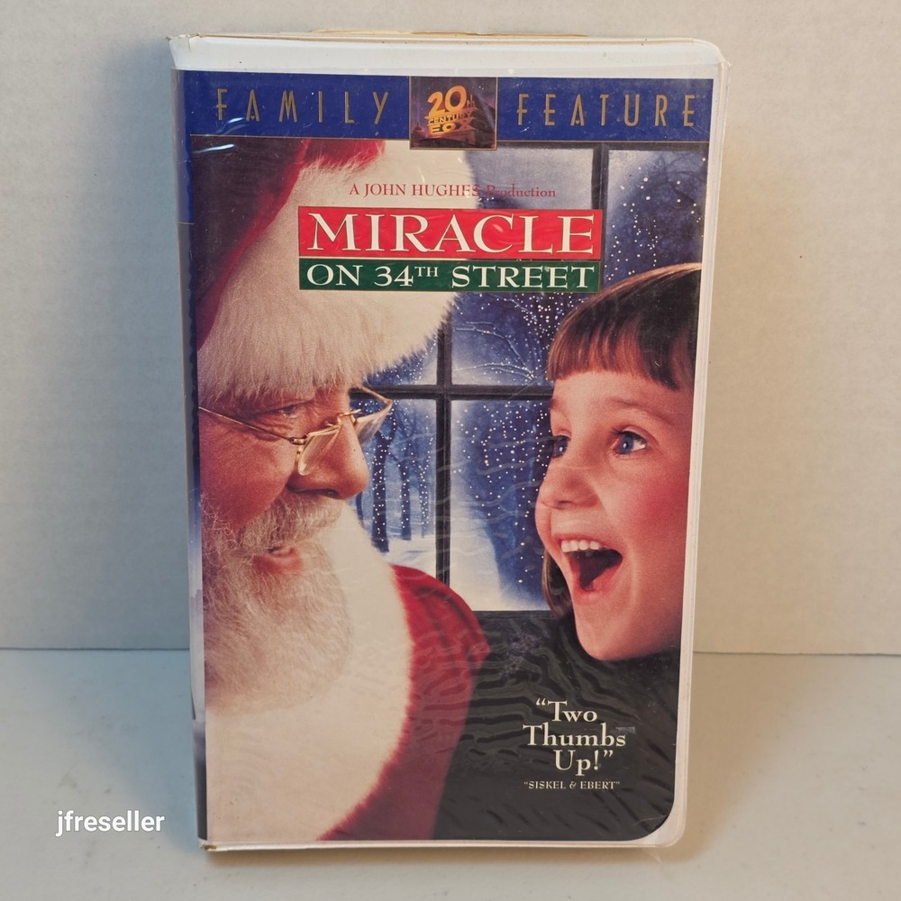 Miracle on 34th Street VHS W/Clamshell 20th Century Fox